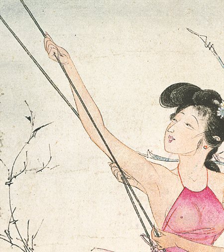班戈县-胡也佛的仕女画和最知名的金瓶梅秘戏图
